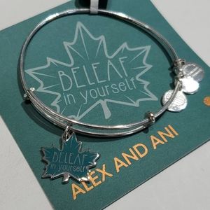 Alex and Ani "Beleaf in Yourself" Fall Leaf brac